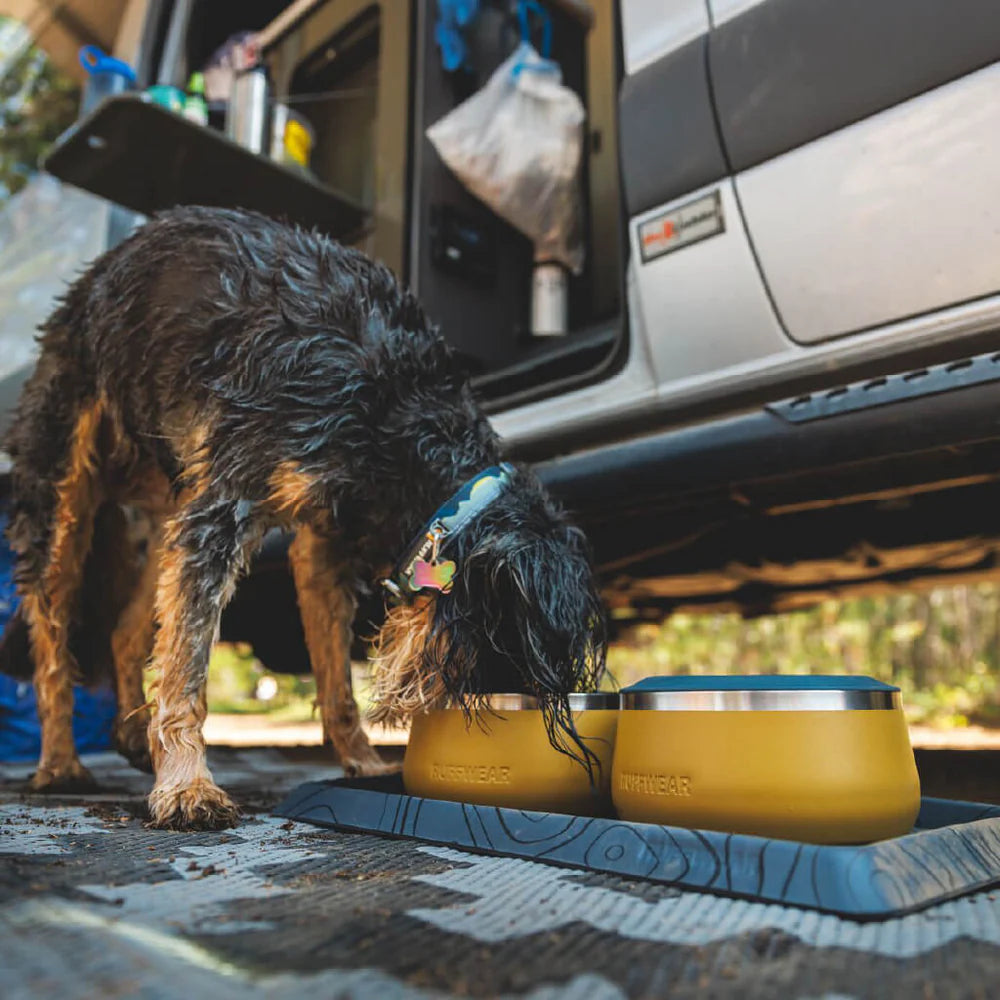 Basecamp™ Sound-Dampening Hard-Sided Dog Bowl