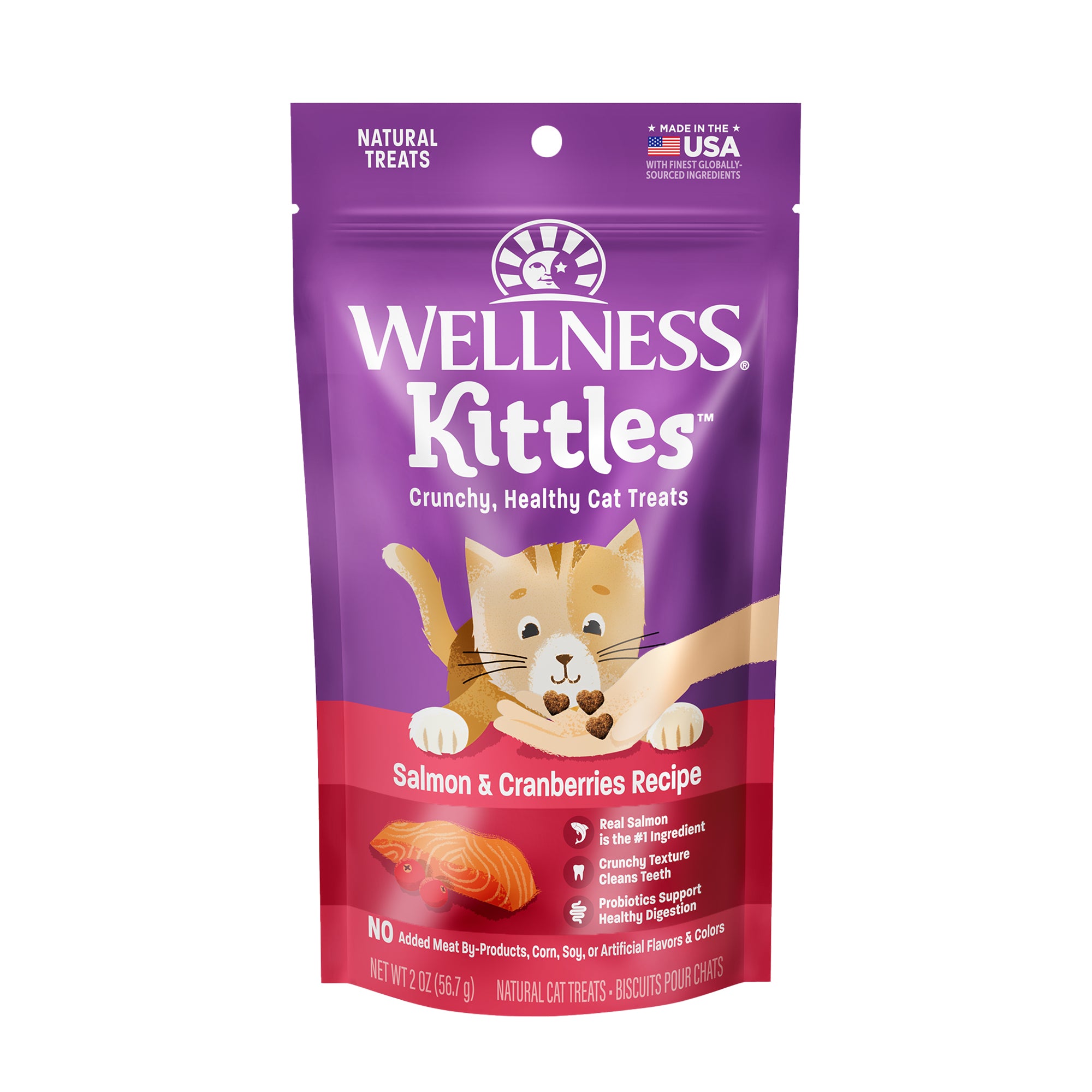 Kittles Salmon & Cranberries Cat Treats (2oz)