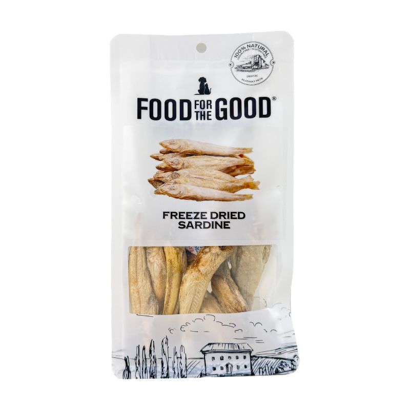 Freeze Dried Sardine Treats For Dog & Cat (50g)