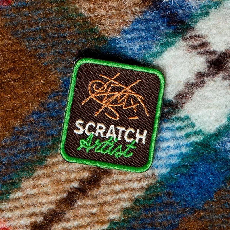 Scratch Artist Iron-on Patch