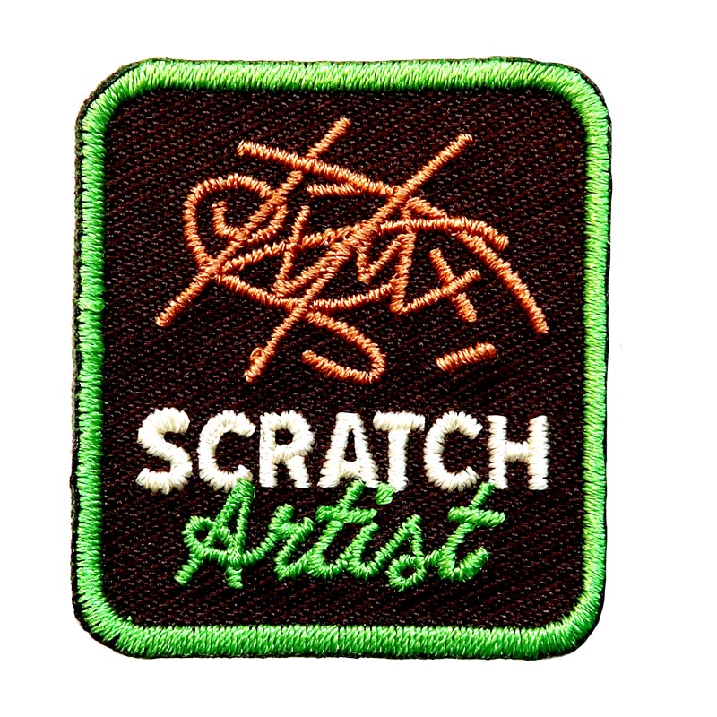 Scratch Artist Iron-on Patch