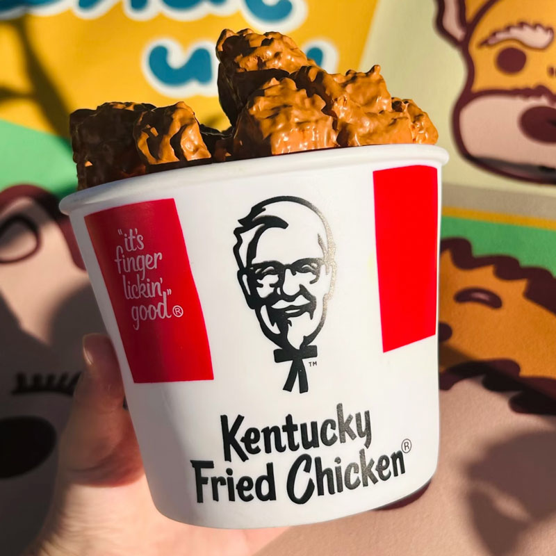 KFC Feast Nosework Plush and Latex Dog Toy