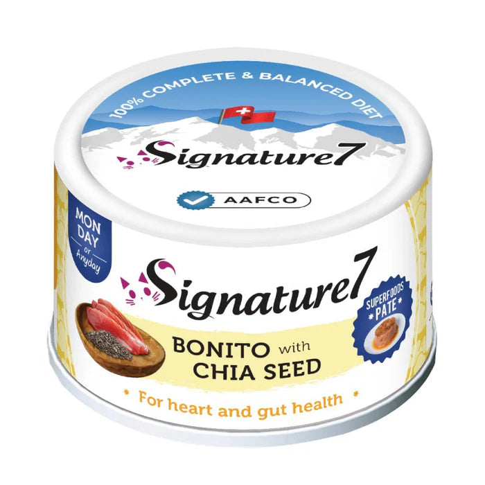 Superfoods Pate - Bonito with Chia Seeds For Heart and Gut Health Cat Wet Food (80g)
