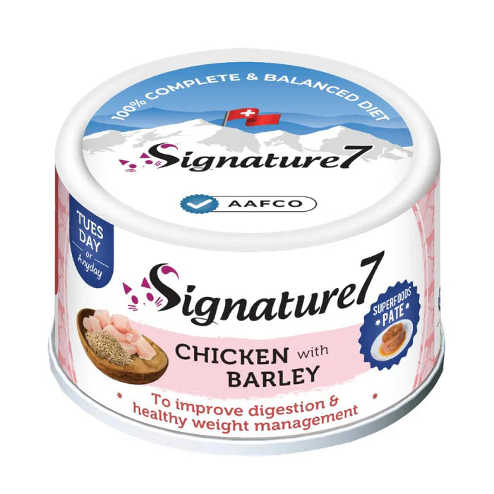 Superfoods Pate - Chicken with Barley For Digestion and Weight Cat Wet Food (80g)
