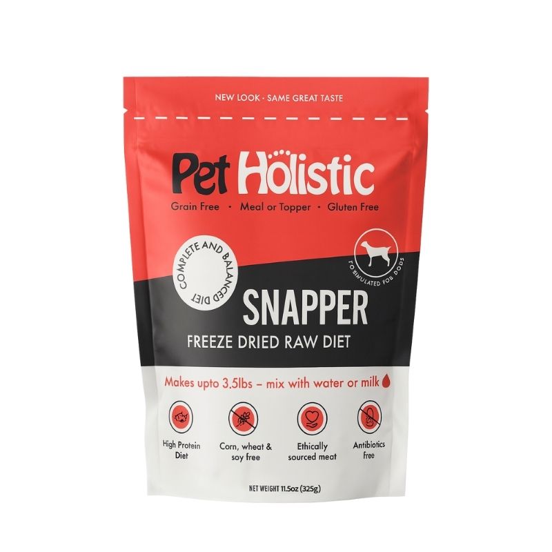 Freeze Dried Raw Dog Food - Snapper (11.5 oz)