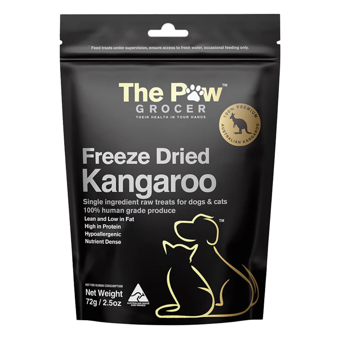 Black Label | Freeze Dried Kangaroo Cat & Dog Treats (72g)