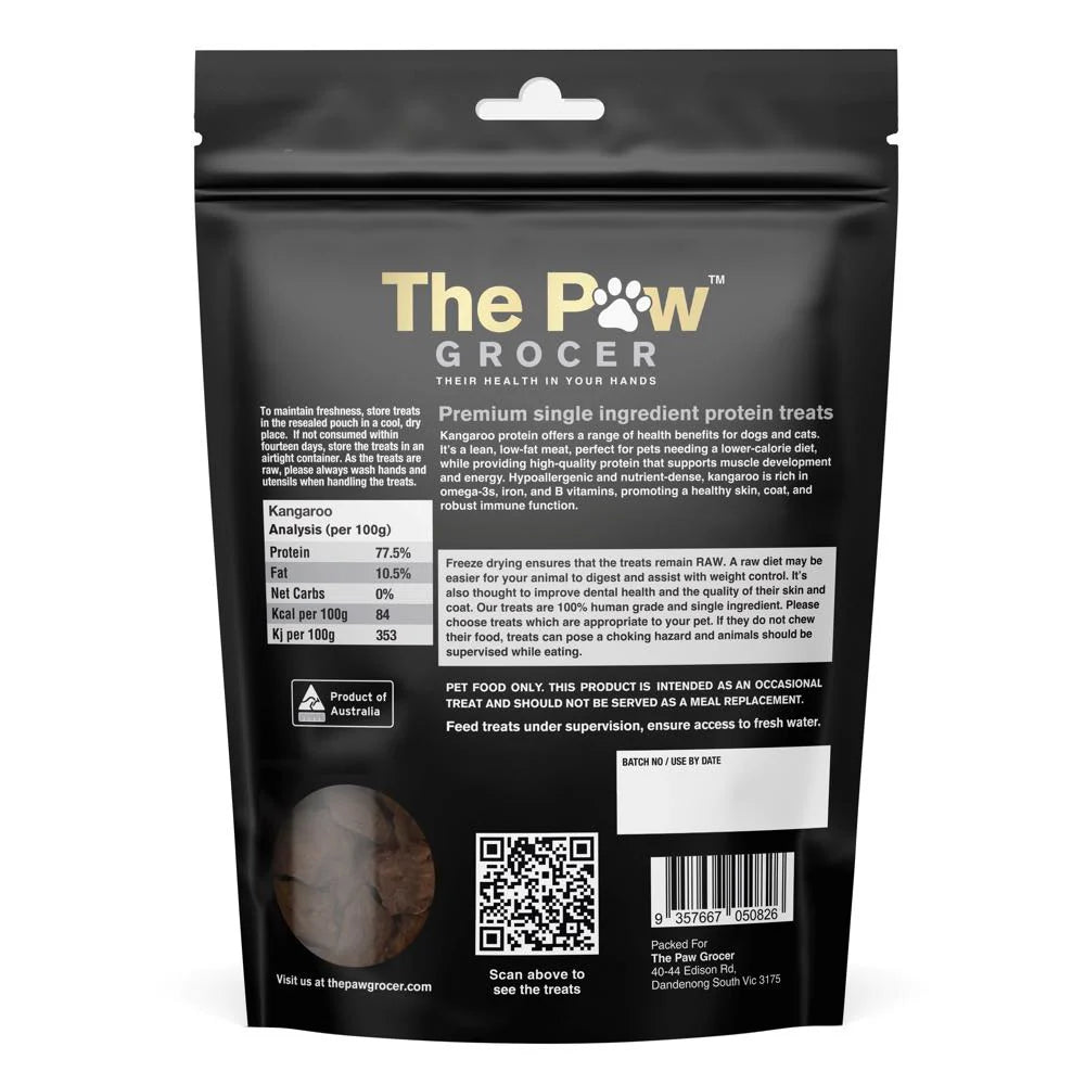 Black Label | Freeze Dried Kangaroo Cat & Dog Treats (72g)