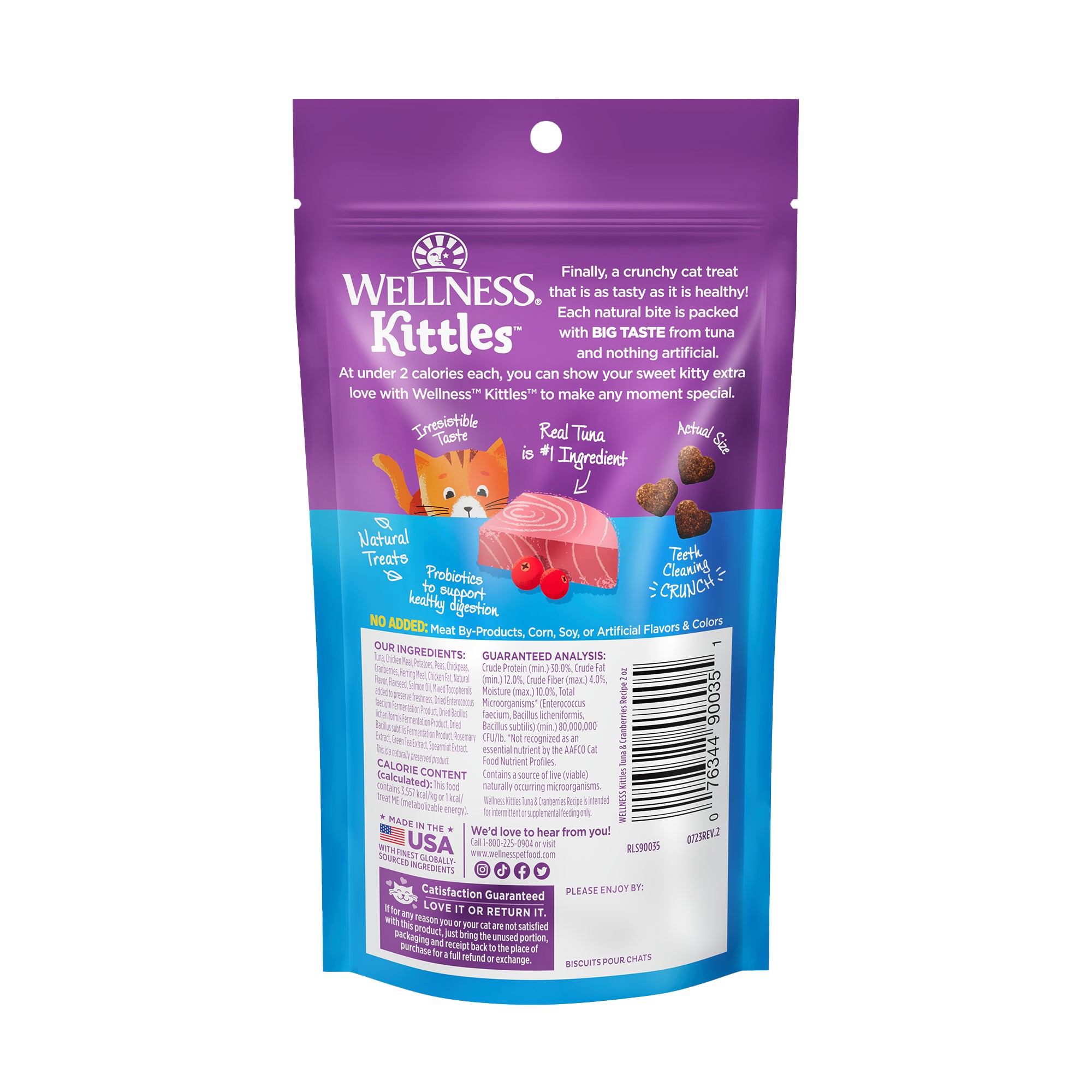 Kittles Tuna & Cranberries Cat Treats (2oz)