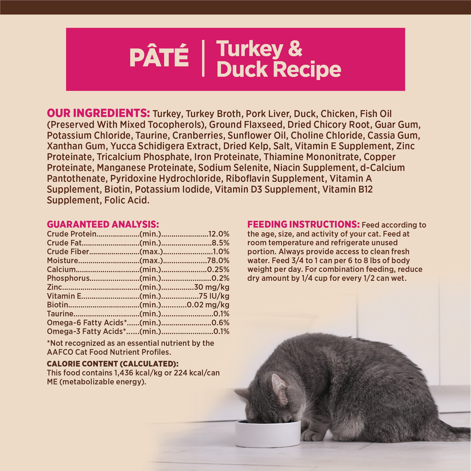 CORE® Classic Pâté Wet Cat Food | Turkey & Duck (5.5 oz)
