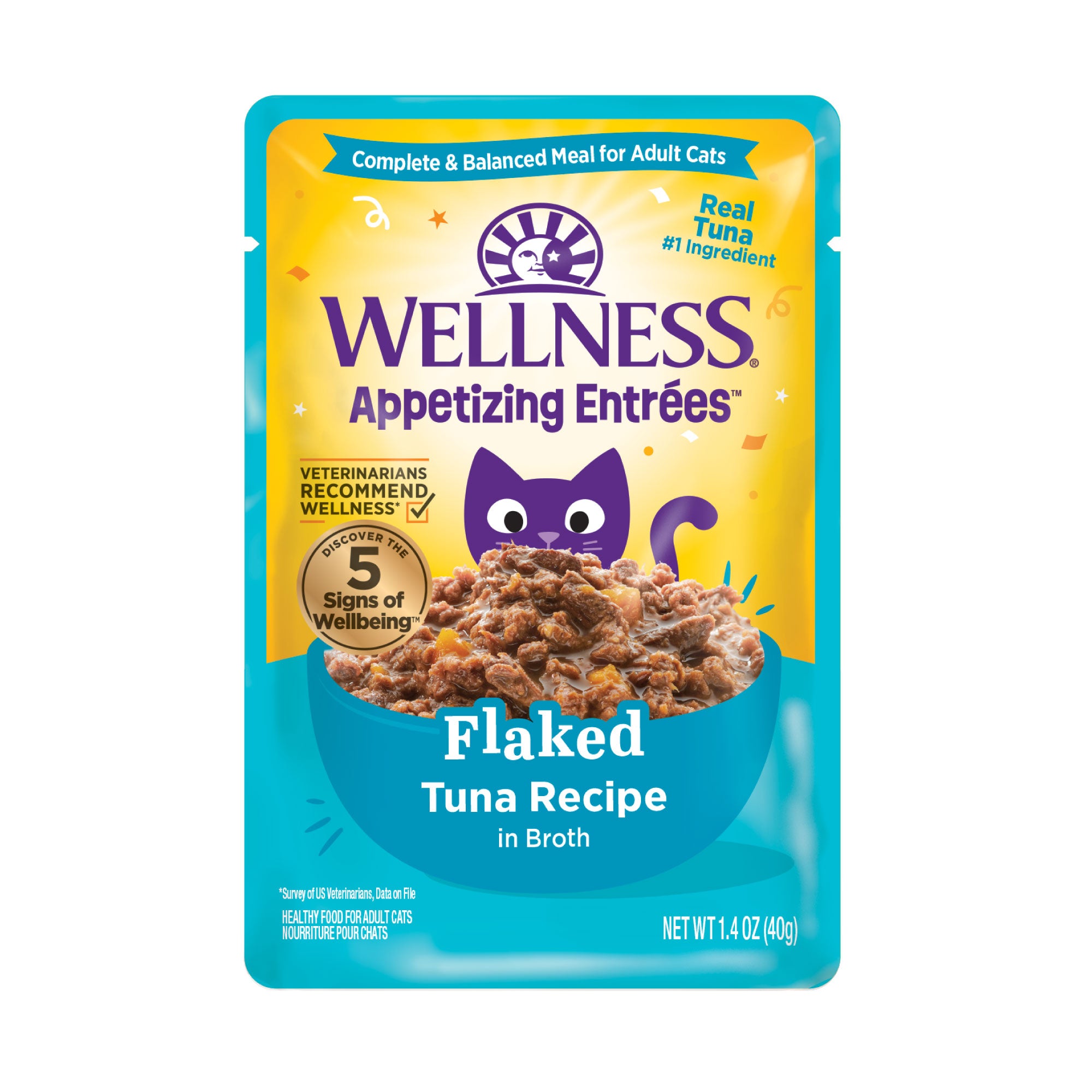 Appetizing Entrees Flaked Tuna Recipe Wet Cat Food (1.4 oz)