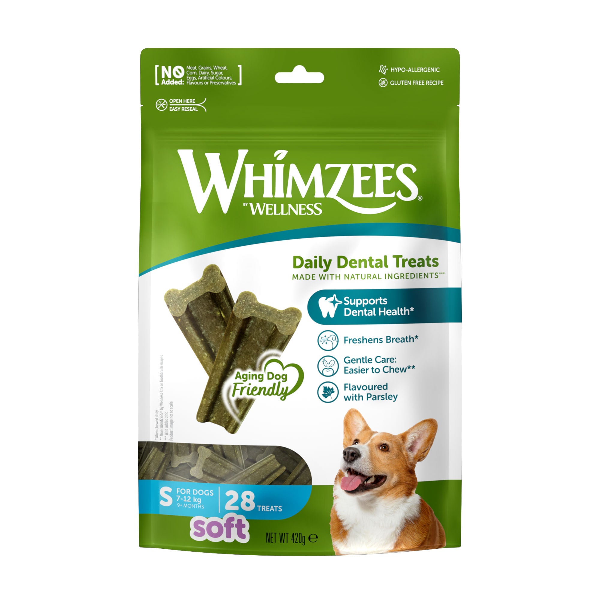 Soft Daily Dental Dog Chews (3 Sizes)