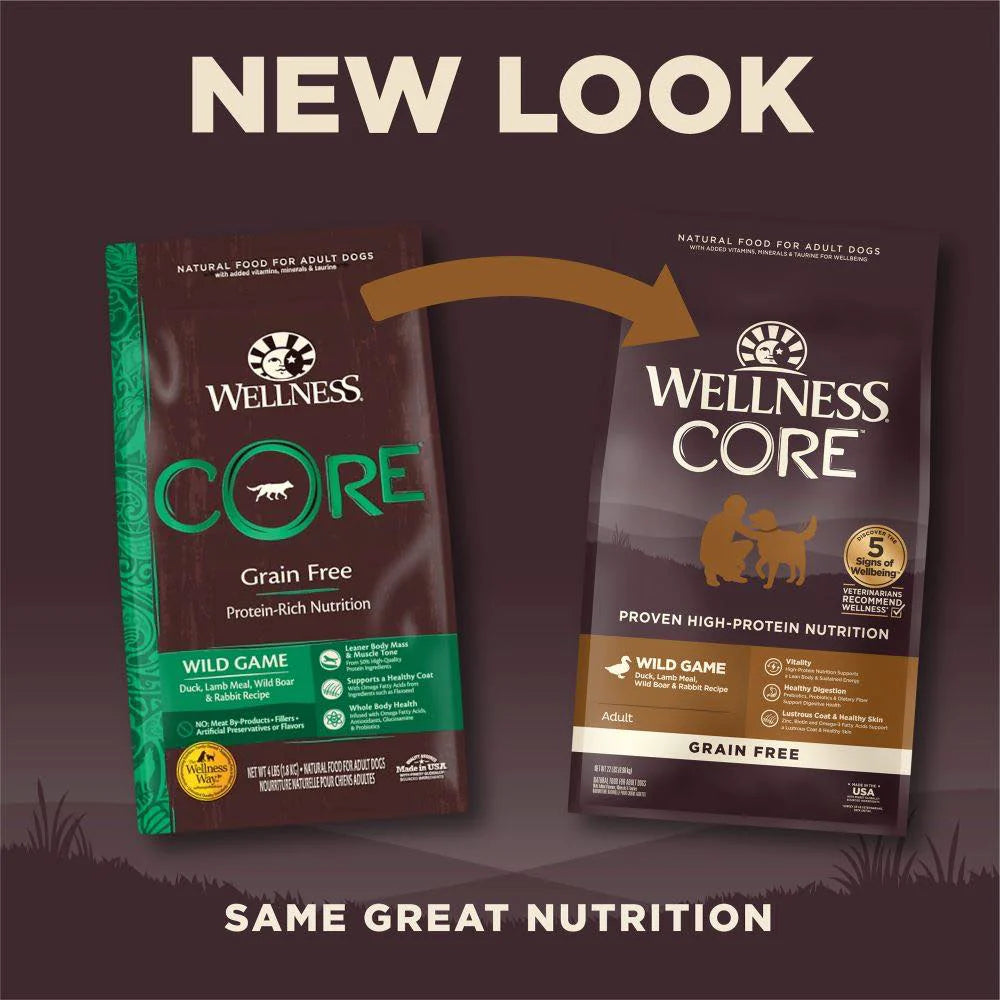 Wellness Core Grain-Free Wild Game Formula Dry Dog Food