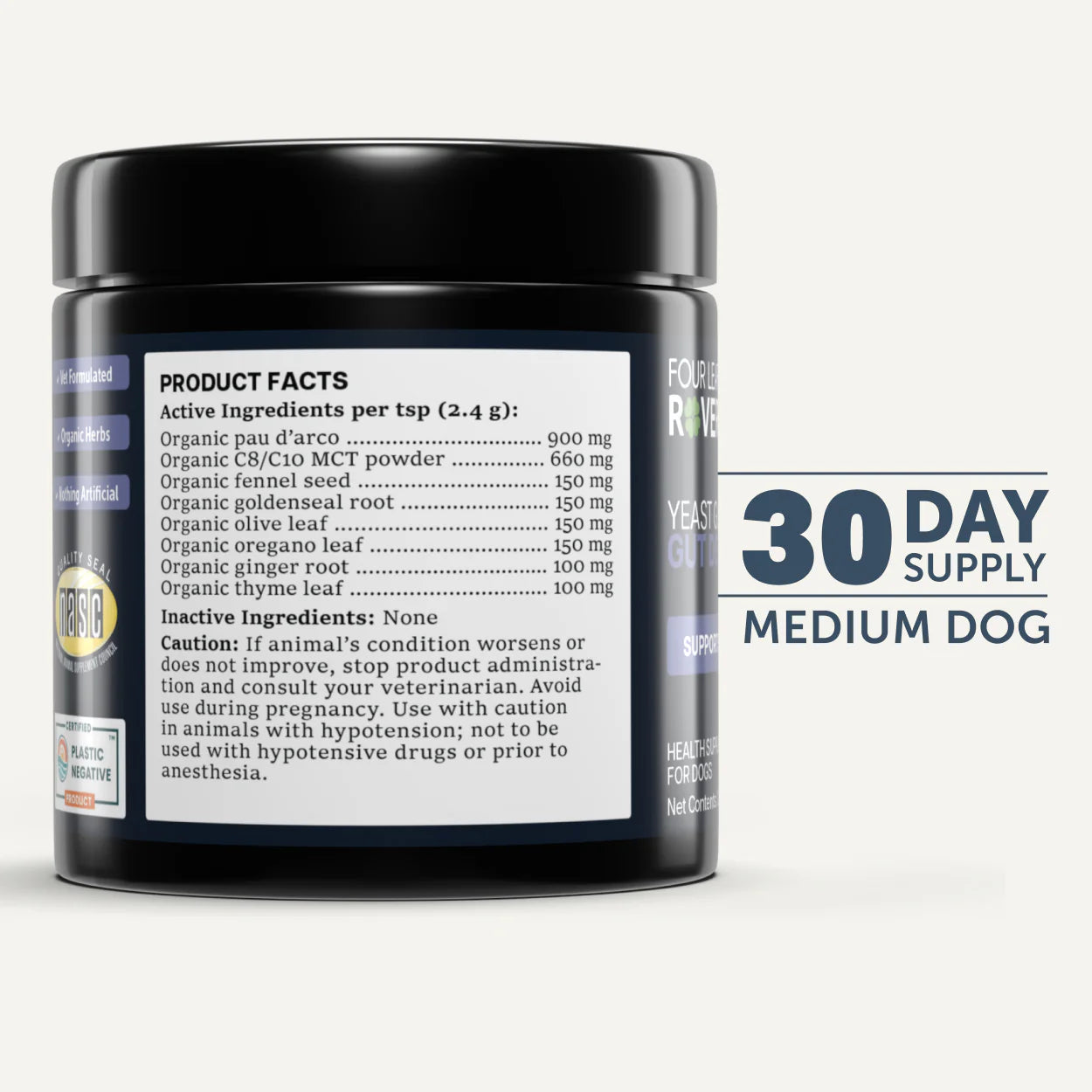 Yeast Guard | Gut Detox Support Dog Supplement