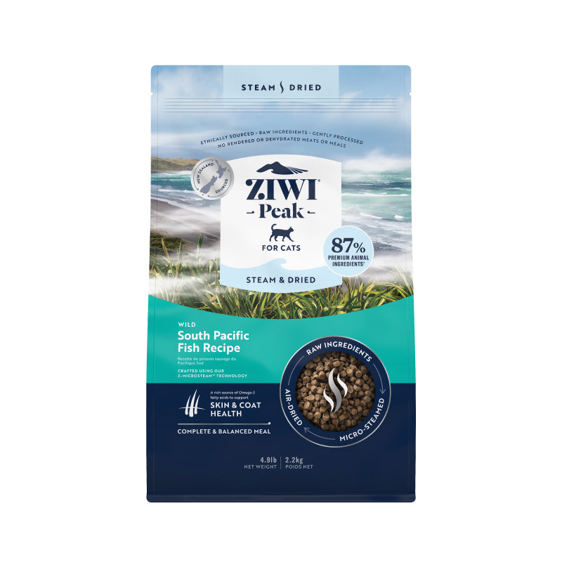 Ziwi Peak Wild South Pacific Fish Recipe Steam & Dried Cat Food