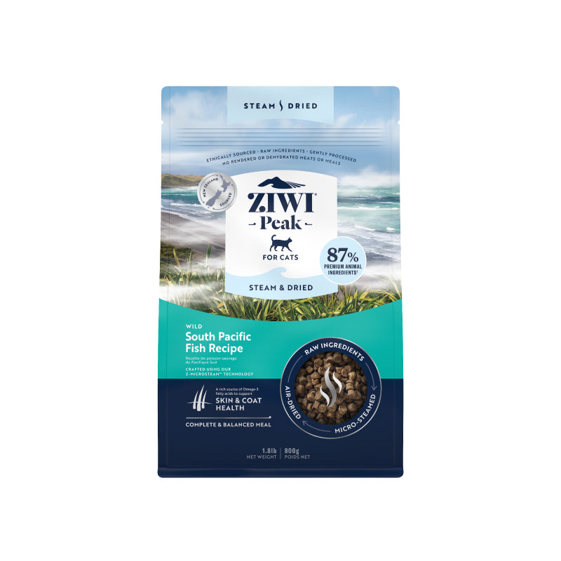 Ziwi Peak Wild South Pacific Fish Recipe Steam & Dried Cat Food