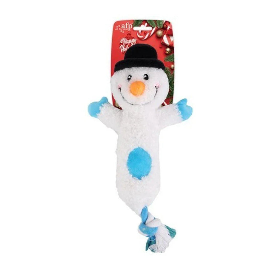 Merry Tug & Fetch Snowman Christmas Dog Toy