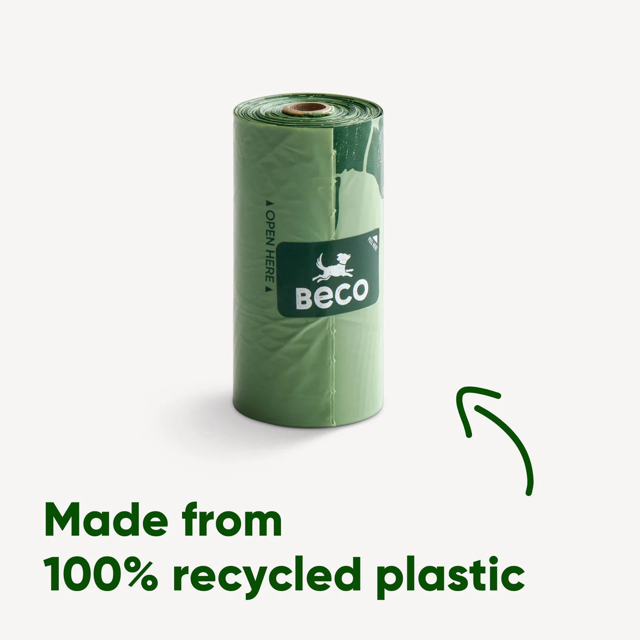 Beco Poop Bags – Leak-Proof, 100% Recycled Plastic (Unscented)