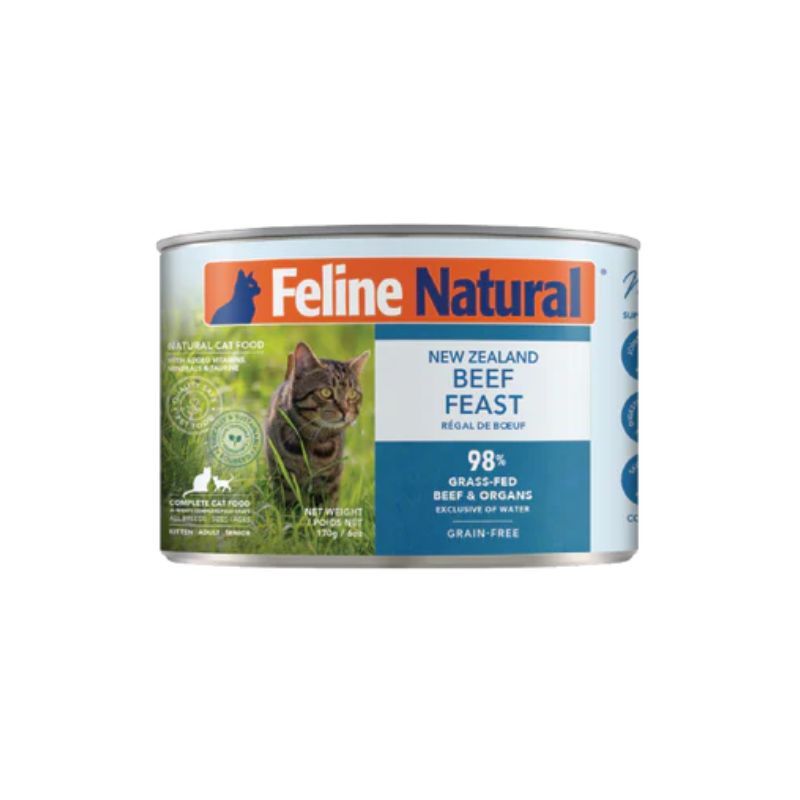MIX & MATCH | 12 Cans of Feline Natural Canned Cat Food (170g)