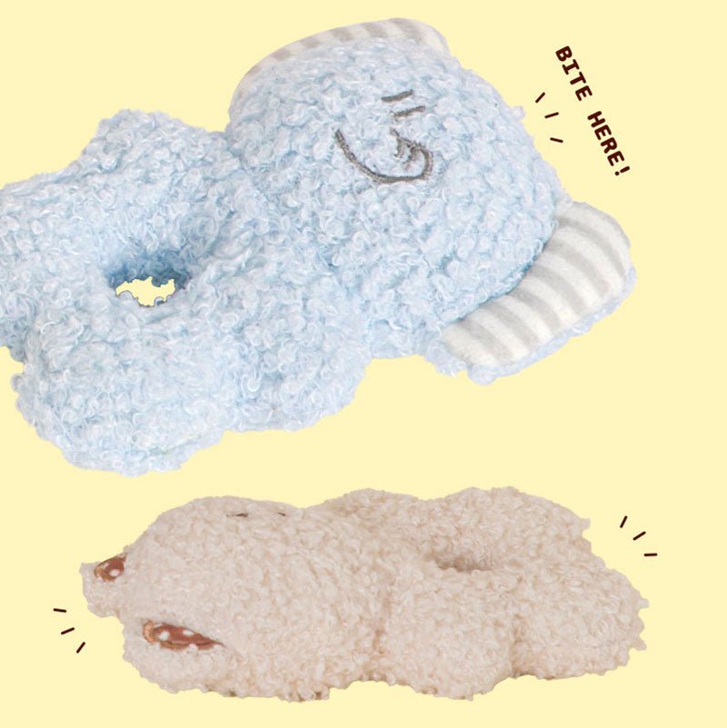 Bite Me BonBon Green Furry Friends Rattle Toy - CreatureLand