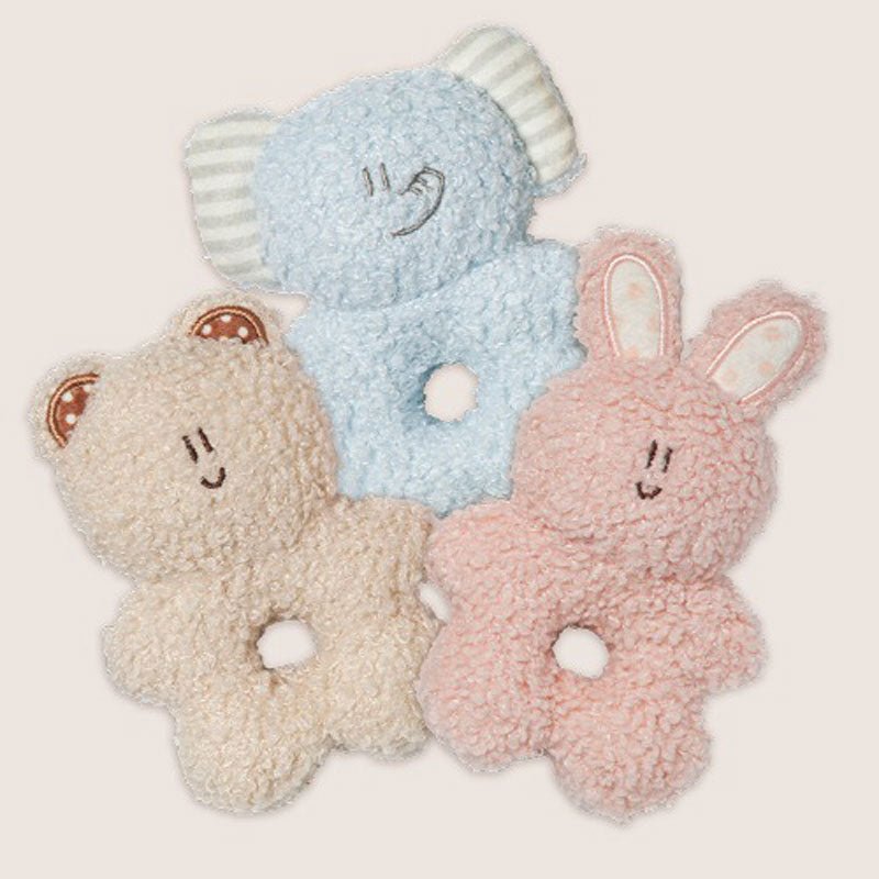 Bite Me BonBon Green Furry Friends Rattle Toy - CreatureLand