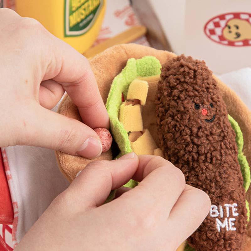 Bite Me Burrito Nose Work Dog Toy - CreatureLand