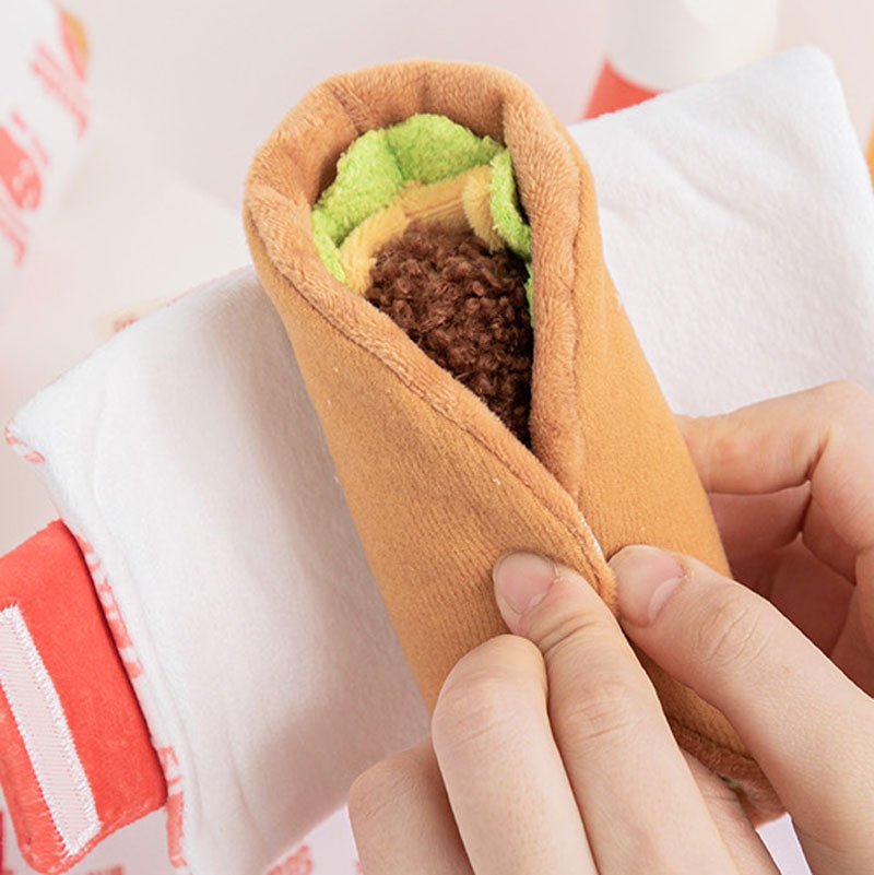Bite Me Burrito Nose Work Dog Toy - CreatureLand