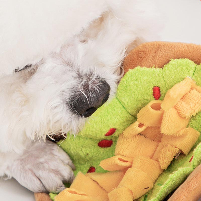 Bite Me Burrito Nose Work Dog Toy - CreatureLand