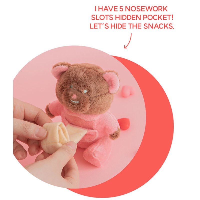 Bite Me Love Bear Nose Work Toy - CreatureLand