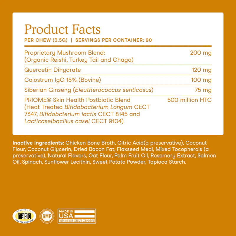 Allergy & Immune Soft Chews For Dogs (90 Chews)