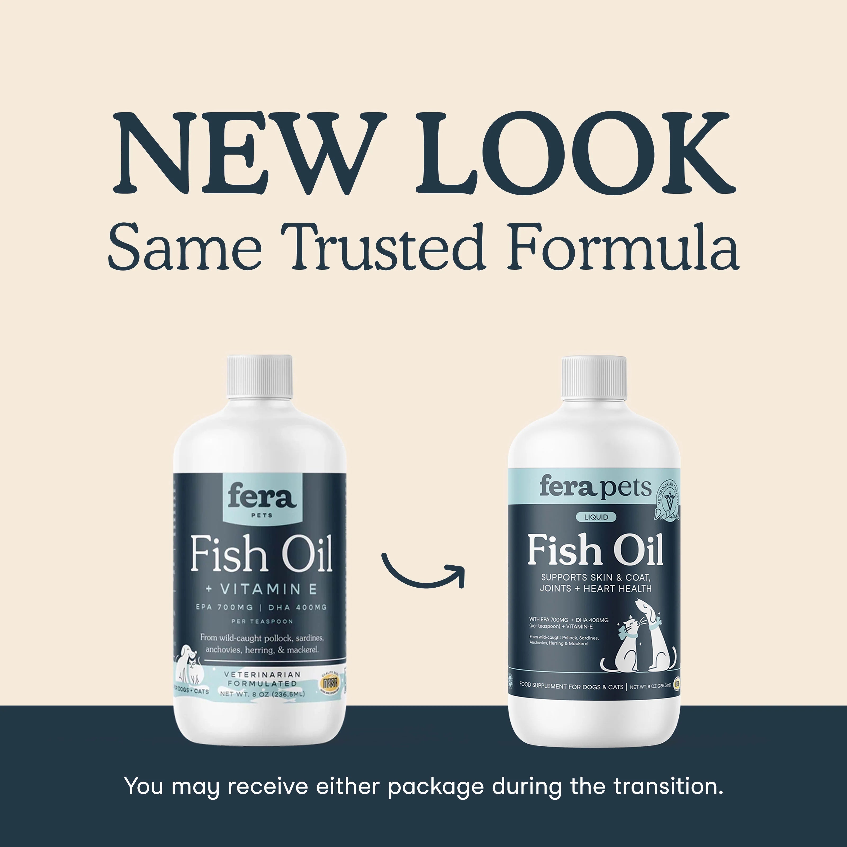 Fish Oil For Dogs and Cats (2 Sizes)