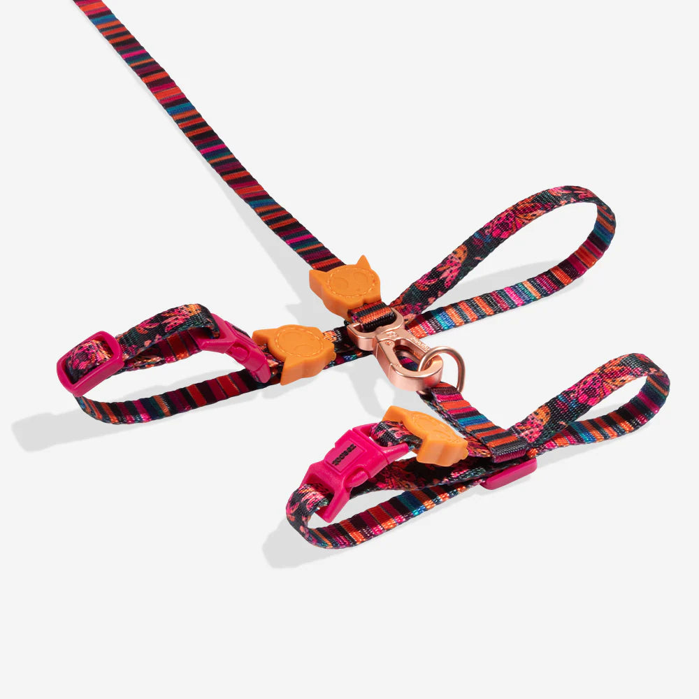 Farm Rio x Zee.Cat Selva Cat Harness + Leash Set