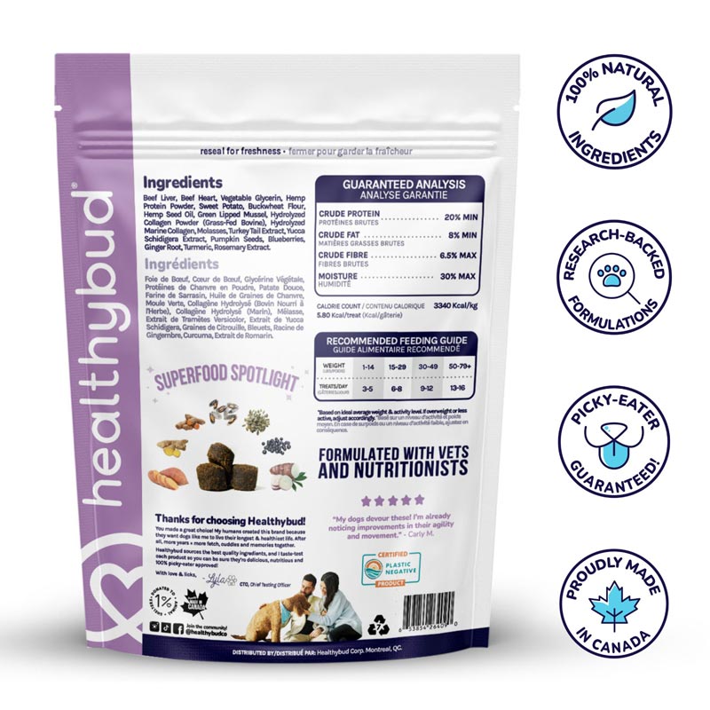 Healthybud Functional Beef Joint Booster Dog Treats/Topper (130g) - CreatureLand
