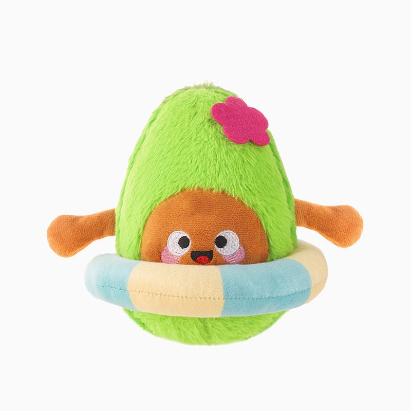 HugSmart Beach Daze - Summer Avocado Squeaker Toy - CreatureLand