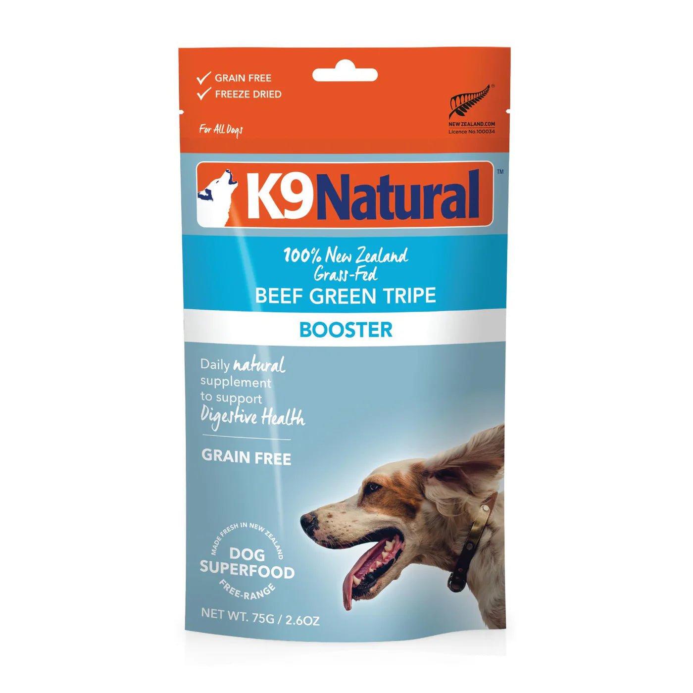 K9 Natural Freeze Dried Beef Tripe Topper (75g) - CreatureLand