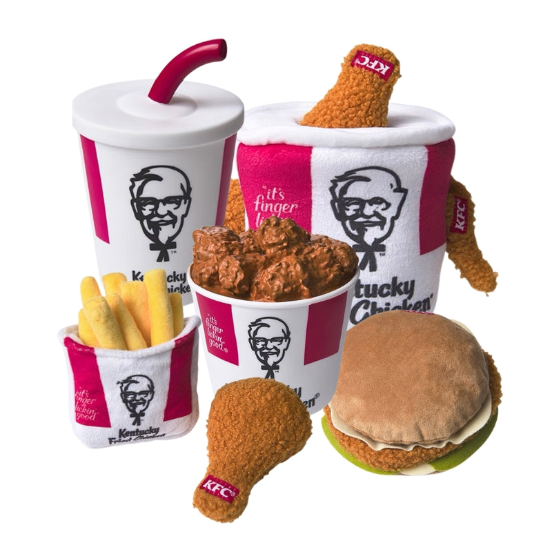 KFC Feast Nosework Plush and Latex Dog Toy