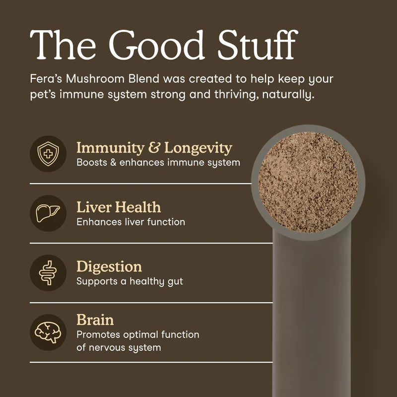 Mushroom Blend for Immune Support For Dogs and Cats