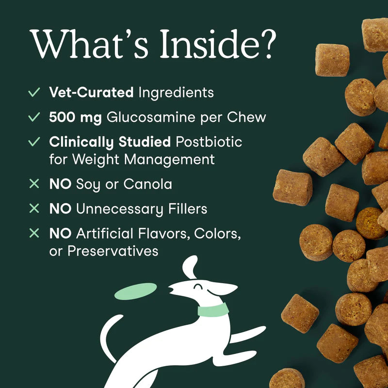 Hip + Joint Support For Dogs (90 Chews)