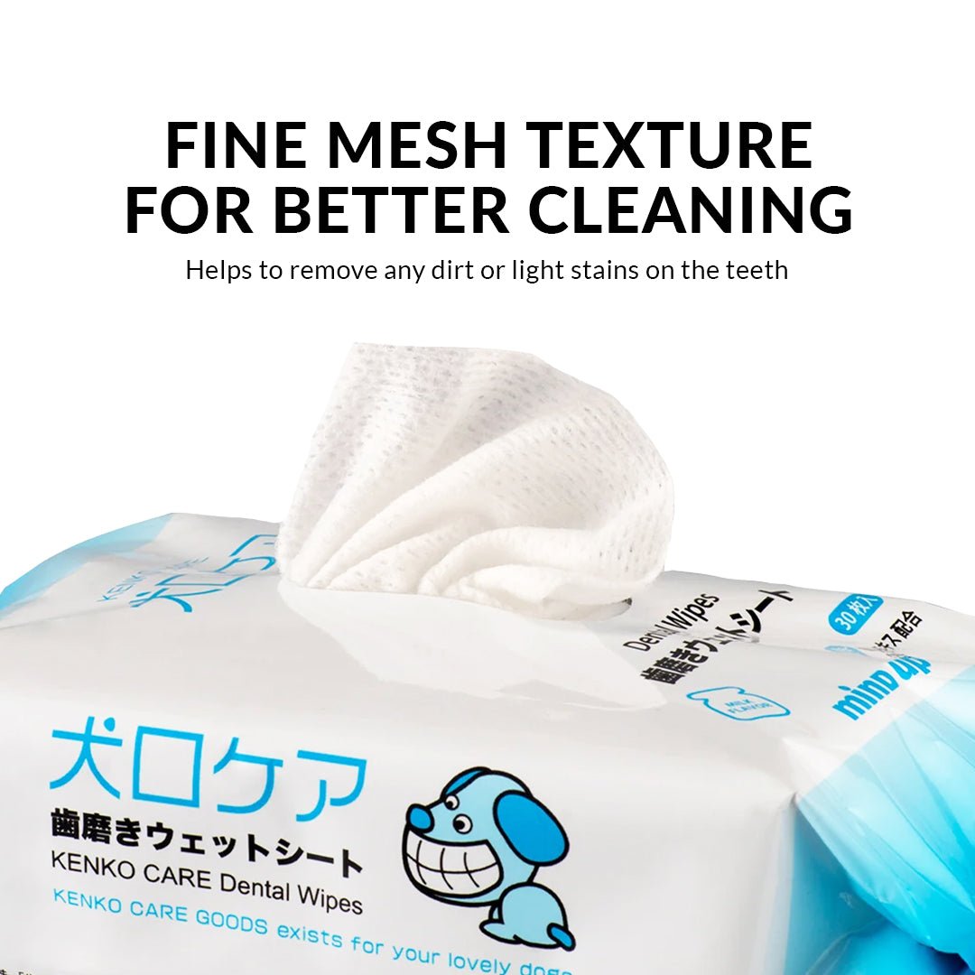 Mind Up KENKO CARE Dental Wipes For Dogs (30 Sheets) - CreatureLand