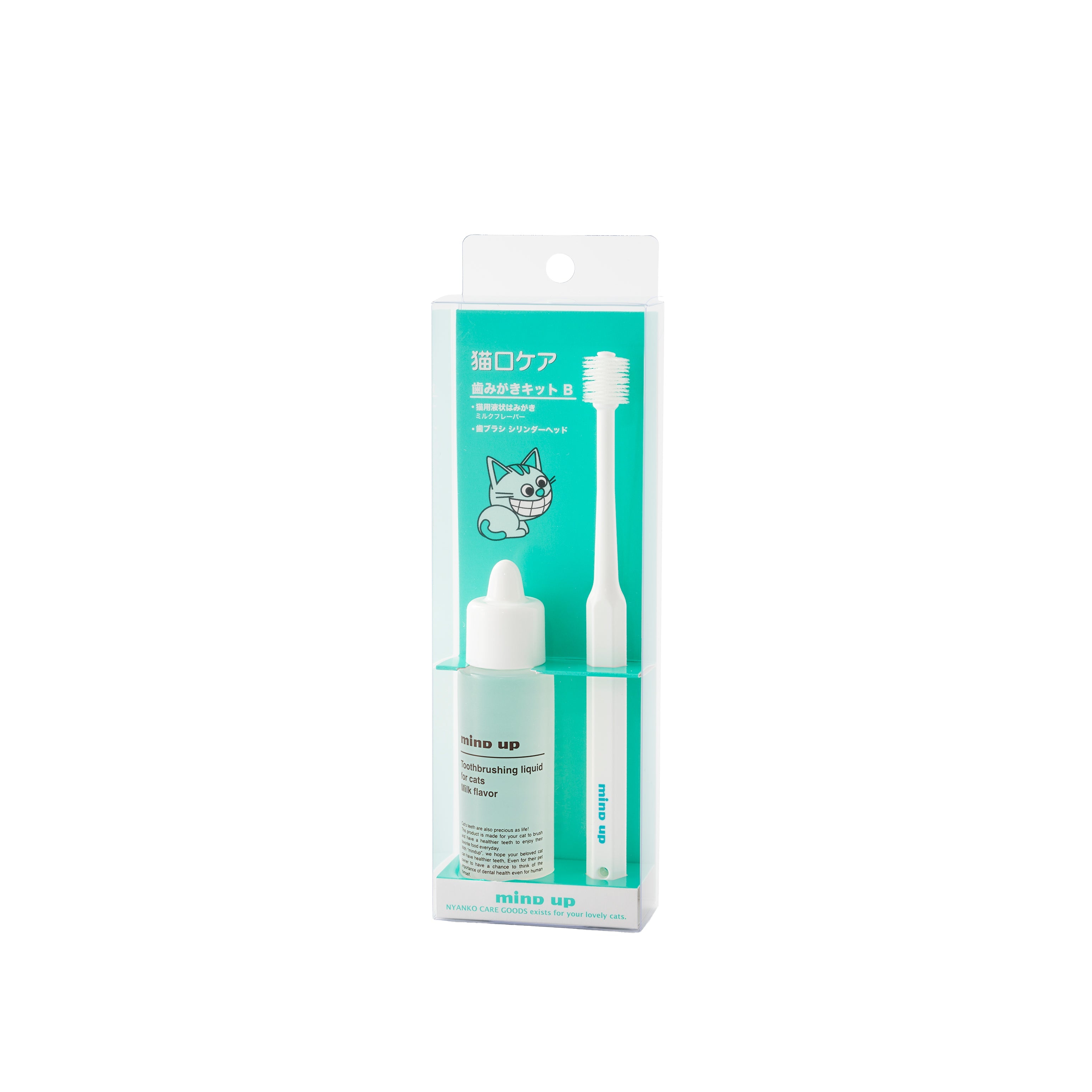 Mind Up NYANKO CARE Toothbrushing Kit For Cats (3 Types) - CreatureLand