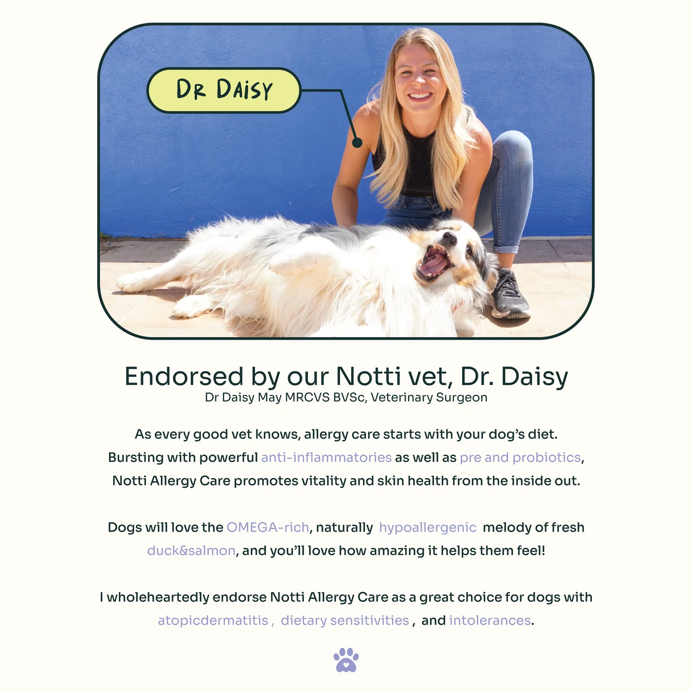Notti Allergy Care Slow-Baked Fresh Duck & Salmon Dog Dry Food