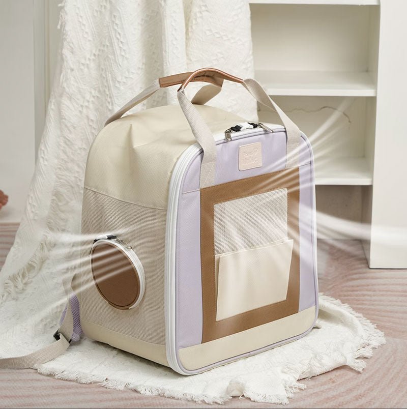 Paws Holic Cream Puff Pet Backpack (3 Colours) - CreatureLand