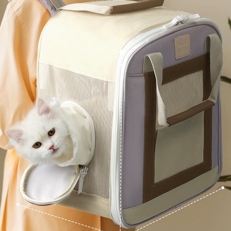 Paws Holic Cream Puff Pet Backpack (3 Colours) - CreatureLand