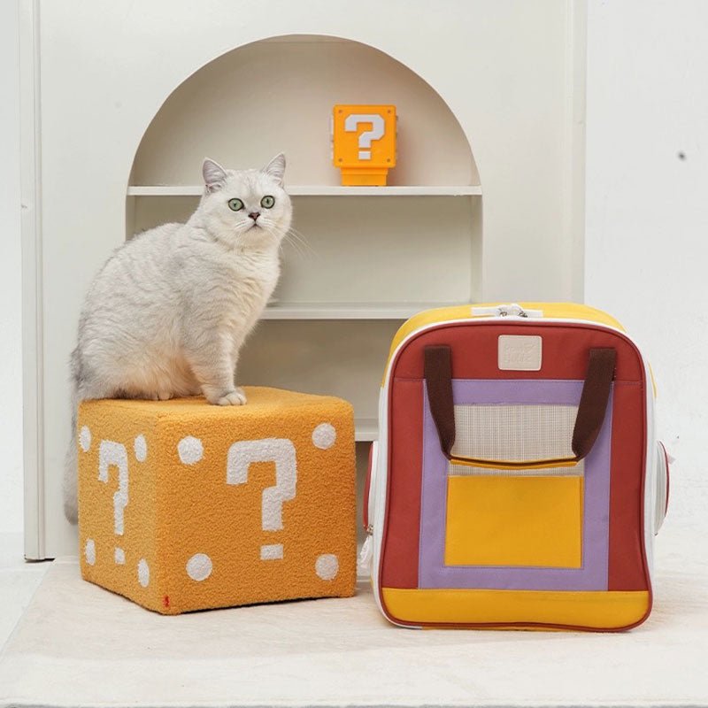 Paws Holic Cream Puff Pet Backpack (3 Colours) - CreatureLand