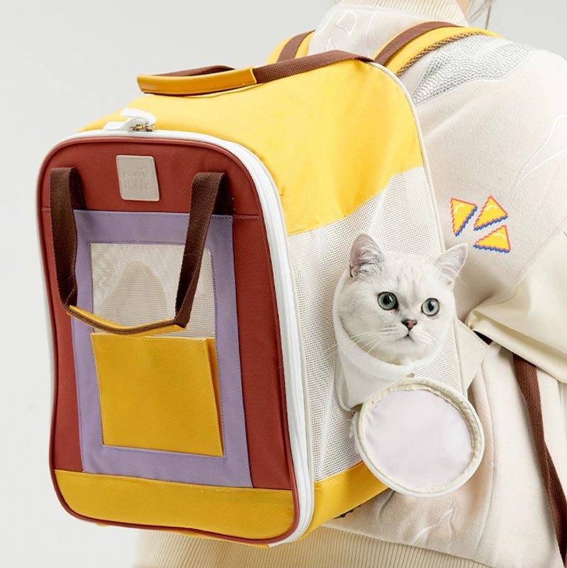Paws Holic Cream Puff Pet Backpack (3 Colours) - CreatureLand