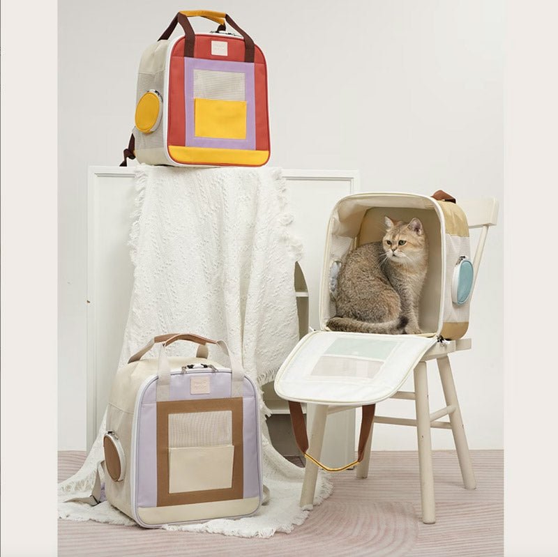 Paws Holic Cream Puff Pet Backpack (3 Colours) - CreatureLand