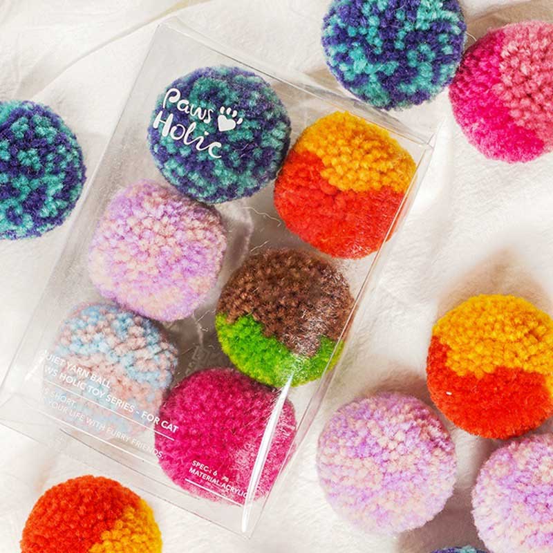 Paws Holic Furry Yarn Ball (Box of 6) - CreatureLand