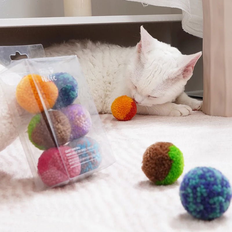 Paws Holic Furry Yarn Ball (Box of 6) - CreatureLand