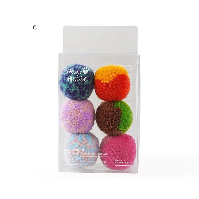 Paws Holic Furry Yarn Ball (Box of 6) - CreatureLand