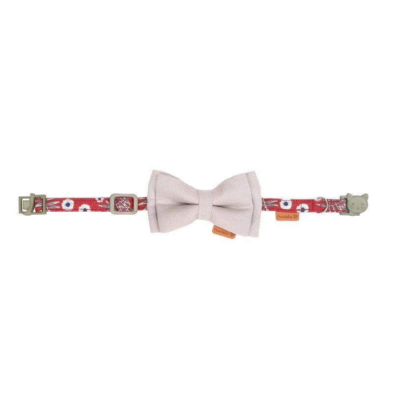 Paws Holic Graphic Cat Collar -Pomegranate - CreatureLand