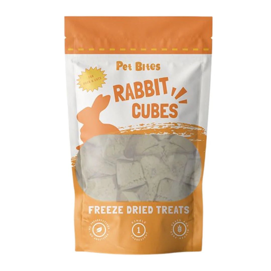 Pet Bites Freeze Dried Rabbit Cubes (50g) - CreatureLand